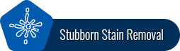 A blue and green banner with the words " stubborn stars ".